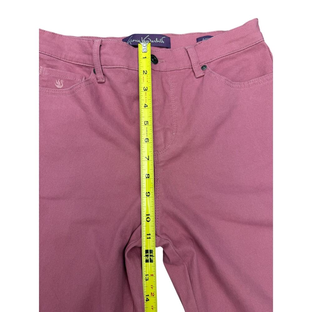 Gloria Vanderbilt Amanda Pink Jeans Women’s Size 8 - Picture 7 of 7